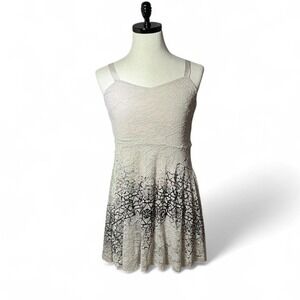 Free People Sweetheart Coquette Lace Fit & Flare Sleeveless Party Cocktail